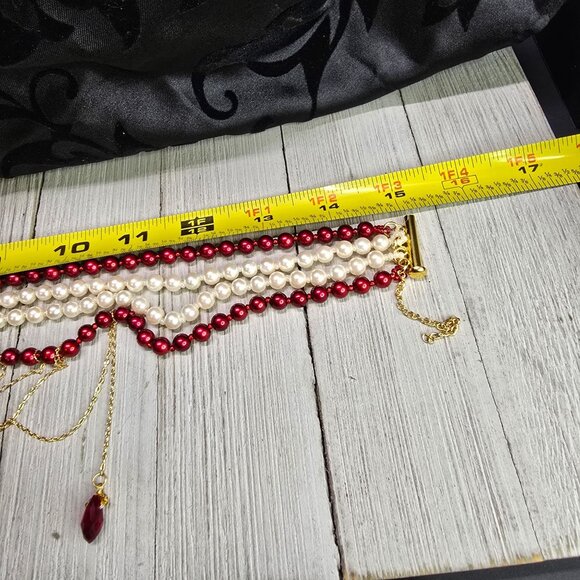 Handmade 18k Gold Plated Fallout Rusty Nuka Cola Inspired Choker Waterfall Neckl - Picture 11 of 11